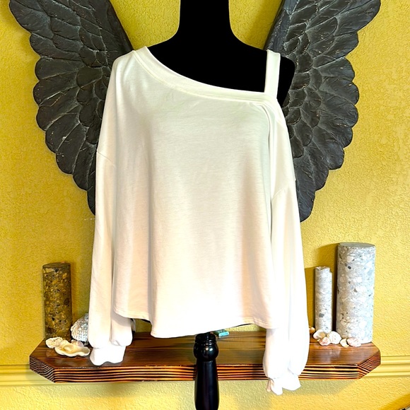 SHEIN Tops - Shein Off the Shoulder Pullover Sweater